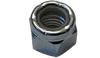 3/8-24 NTE Thin Pattern Nylon Insert Lock Nut, Low Carbon Steel, Zinc Clear (Box of 1,000)
