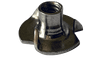 #8-32 x 1/4" 3 Prong Tee Nut, 18-8 Stainless Steel (Box of 1,000)
