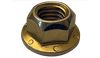 5/8"-11 UNC Top Lock Flange Nut, Grade G, Steel, Zinc Yellow (Box of 300)