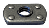 #10-32 Multi Projection Tab Weld Nut, Steel, Plain (Box of 1,000)