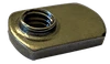 3/8"-24 Tab Base Weld Nut (1.125 Base), 18-8 Stainless Steel (Box of 1,000)