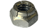 #10-32 Flex Type Thin Height All Metal Hex Lock Nut, Steel, Cadmium & Wax (Box of 1,000)