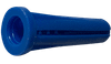 #10-12 x 1" Conical Anchor, Nylon Blue (Box of 5,000)