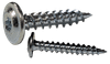 #6-18 x 3/8" Modified Truss Head (K-Lath) Star (Torx) Self Piercing Screw, Steel Zinc Clear (Box of 10,000)