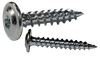 #8-15 x 3/4" Modified Truss Head (K-Lath) Star (Torx) Self Piercing Screw, Steel Zinc Clear (Box of 7,000)