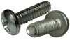 #8-32 x 3/4" Pan Head Phillips Thread Rolling Screw, Steel Zinc Clear & Wax (Box of 8,000)