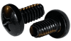 #10-32 x 5/8" Pan Head Phillips Thread Rolling Screw, Steel Black Oxide & Wax (Box of 7,000)
