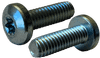 #8-32 x 7/16" Pan Head Torx (6-Lobe) Thread Rolling Screw, Steel Zinc Clear & Wax (Box of 10,000)