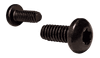 #8-32 x 1/2" Pan Head Torx (6-Lobe) Thread Rolling Screw, Steel Zinc Black & Wax (Box of 10,000)
