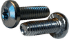 #6-32 x 3/8" Pan Head, Serrated Torx (6-Lobe) Thread Rolling Screw, Steel Zinc Clear & Wax (Box of 10,000)