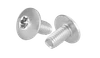 #12-24 x 3/4" Truss Head Torx (6-Lobe) Thread Rolling Screw, Steel Zinc Clear & Wax (Box of 3,000)