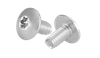 1/4"-20 x 1-1/2" Truss Head Torx (6-Lobe) Thread Rolling Screw, Steel Zinc Clear & Wax (Box of 1,500)
