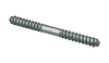 3/16" x 2-1/2" Dowel Screw, Steel, Zinc Clear (Box of 3,000)