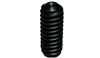 #4-40 x 5/8" Socket Set Screw, Cup Point, Alloy Steel, Black Oxide (Box of 5,000)