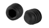 3/8"-24 x 1/2" Socket Set Screw, Flat Point, Alloy Steel, Plain (Box of 100)