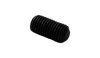 1/4"-28 x 1/2" Flat Point Socket Set Screw, Fine Thread, Alloy Steel, Thermal Black Oxide (Box of 5,000)