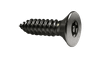 #8-15 x 3/4" Pin-In Torx Flat Head Security Sheet Metal Screw, Type A, 18-8 Stainless Steel (Box of 3,000)