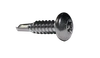 #8-18 x 1-1/2" Pan Head Pin-In Torx Security Tek Screw, 18-8 SS (Box of 2,000)