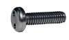 #10-24 x 1-1/4" Spanner Drive Pan Head Security Machine Screw, 18-8 Stainless Steel - FT (Box of 2,000)