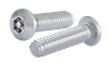 5/16"-18 x 3/4" Pin-In Torx Drive Button Head Security Machine Screw, 18-8 Stainless Steel - FT (Box of 500)