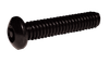 #8-32 x 3/8" Pin-In Torx Drive Button Head Security Machine Screw, 18-8 Stainless Steel, Black Oxide - FT (Box of 4,000)