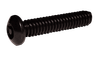 #10-32 x 5/8" Pin-In Torx Drive Button Head Security Machine Screw, 18-8 Stainless Steel, Black Oxide - FT (Box of 2,000)