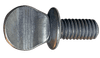 #6-32 x 1/2" Thumb Screw with Shoulder, Steel, Plain - FT (Box of 3,000)