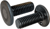 #10-24 x 3/4" Weld Screw with Nibs Under Head, Steel, Plain - FT (Box of 3,000)