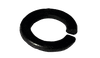 5/16 Regular Split Lock Washer, Steel, Zinc Black (Box of 4,500)