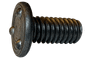 #8-32 x 3/8" Weld Screw with Nibs on Top of Head, Steel, Plain - FT (Box of 5,000)