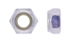 M4-0.70  Nylon Insert Lock Nut, Din 985, Class 10, Zinc Clear