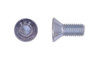 3/8"-16 x 1" Flat Head Socket Cap Screw, Alloy Steel, Zinc Clear - FT