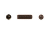 #4-40 x 1/8" Oval Point Socket Set Screw, Alloy Steel, Thermal Black Oxide