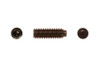 1/4"-20 x 1/2" Half Dog Point Socket Set Screw, Alloy Steel, Thermal Black Oxide