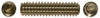 #10-24 x 3/4" Flat Point Socket Set Screw, 316 Stainless Steel, Domestic