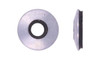 #14 Bonded Sealing Washer, Neoprene, Low Carbon Steel, Zinc Clear