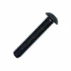 #8-32 x 3/8" Button Head Socket Cap Screws, Plain (Box of 2,500)