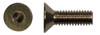#0-80 x 1/8" Flat Head Socket Cap Screw, 18-8 Stainless Steel (Box of 1000)