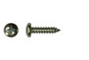 #10-12 x 1-1/4" Phillips Pan Head Sheet Metal Screw, Type A, Steel, Zinc Plated (Package of 100)