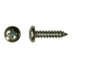 #10-12 x 5" Phillips Pan Head Sheet Metal Screw, Type A, Steel, Zinc Plated (Box of 600)