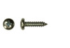 #14-10 x 2" Phillips Pan Head Sheet Metal Screw, Type A, Steel, Zinc Plated (Box of 1000)