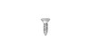 #8-15 x 1-1/2" Square Flat Head Sheet Metal Screw, Type A, Steel, Zinc Plated (Box of 2500)