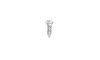 #8-15 x 1" Slotted Oval Head Sheet Metal Screw, Type A, Steel, Zinc Plated (Box of 8000)
