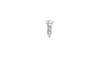 #8-15 x 1-1/4" Slotted Oval Head Sheet Metal Screw, Type A, Steel, Zinc Plated (Box of 5000)