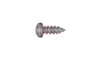 #6-18 x 3/8" Phillips Pan Head Sheet Metal Screw, Type A, Steel, Zinc Black (Box of 10000)