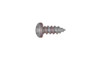 #8-15 x 3/8" Phillips Pan Head Sheet Metal Screw, Type A, Steel, Zinc Black (Box of 10000)