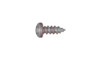 #8-15 x 3/4" Phillips Pan Head Sheet Metal Screw, Type A, Steel, Zinc Black (Box of 8000)