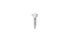 #6-18 x 1/2" Phillips Oval Undercut Head Sheet Metal Screw, Type A, Steel, Zinc Plated (Box of 10000)