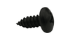 #8-15 x 1" Phillips Pan Head Sheet Metal Screw, Type A, 18-8 Stainless Steel, Black Oxide Coated (Box of 4000)