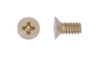 MS35190-292 82-Deg Flat Phil M/S, Steel Cad Yellow (Box of 1000)